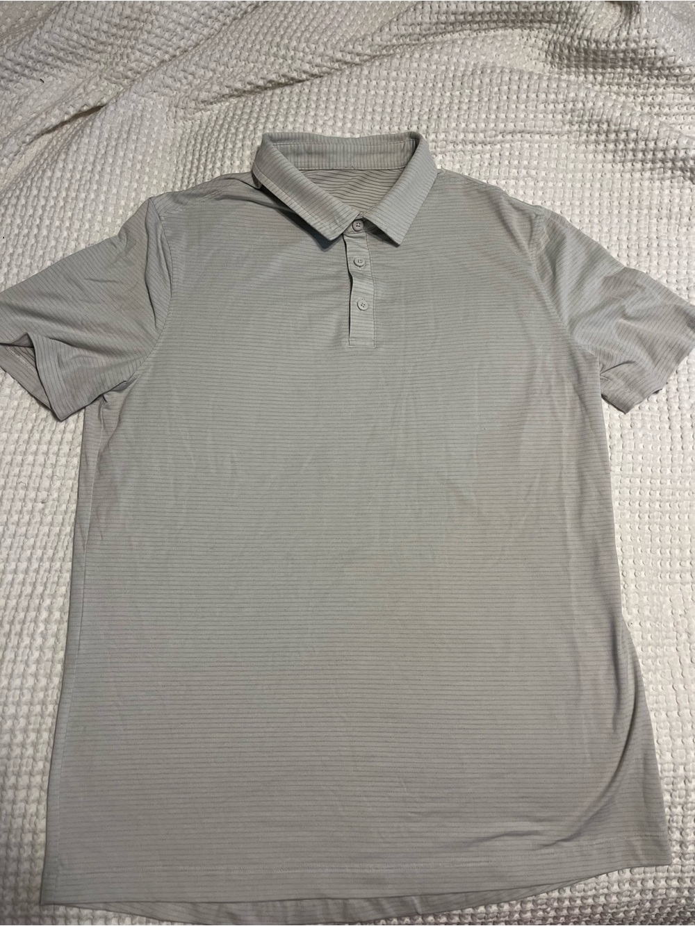 lululemon athletica Light Gray Men's Polo